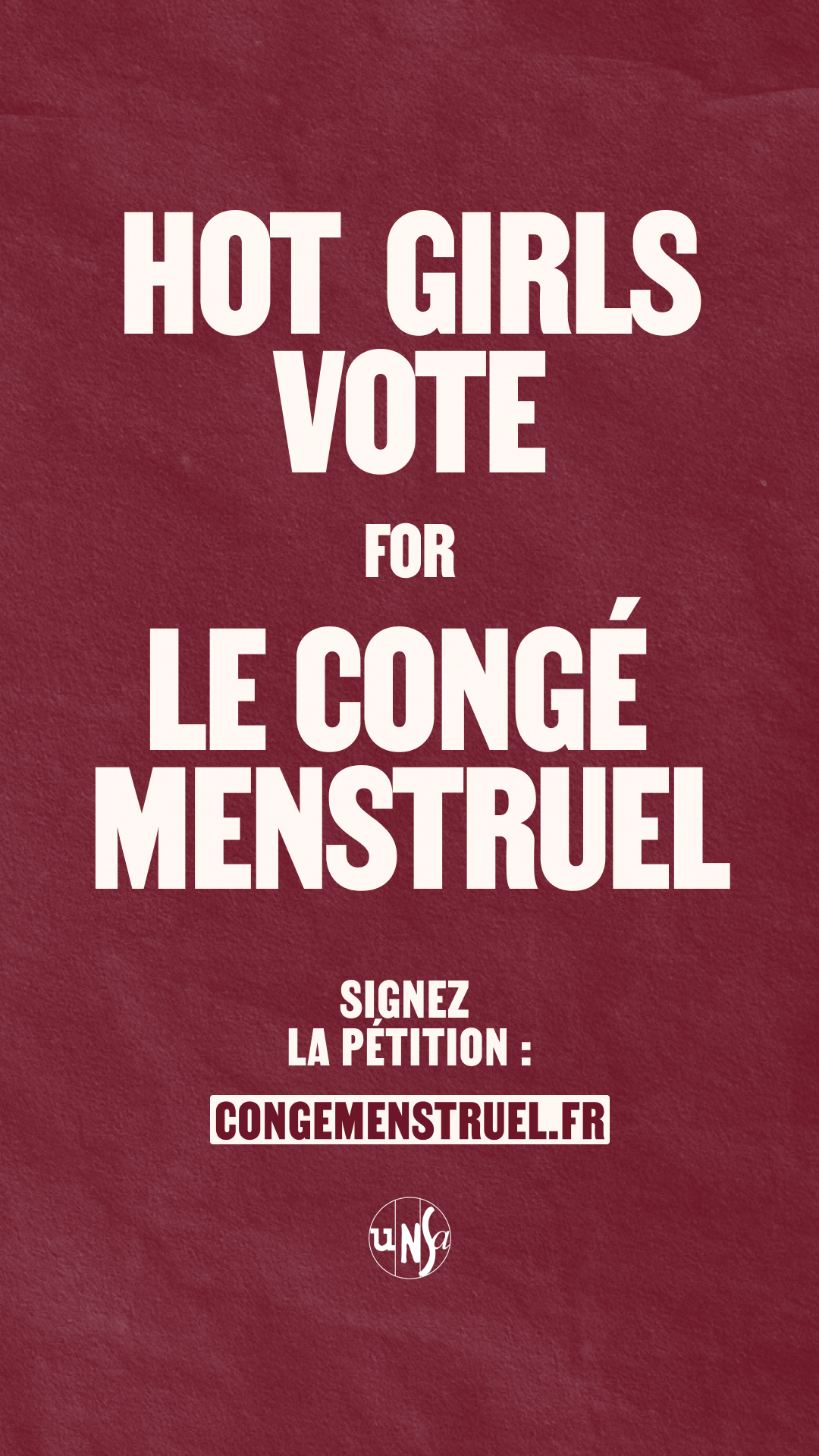 Congé menstruel au travail – signez la pétition